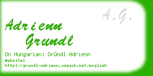 adrienn grundl business card